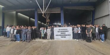 Aroma İşçileri Eylemde: Haklarımızı İstiyoruz!