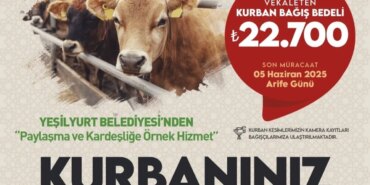 Yeşilyurt’tan İhtiyaç Sahiplerine Kurban Desteği!